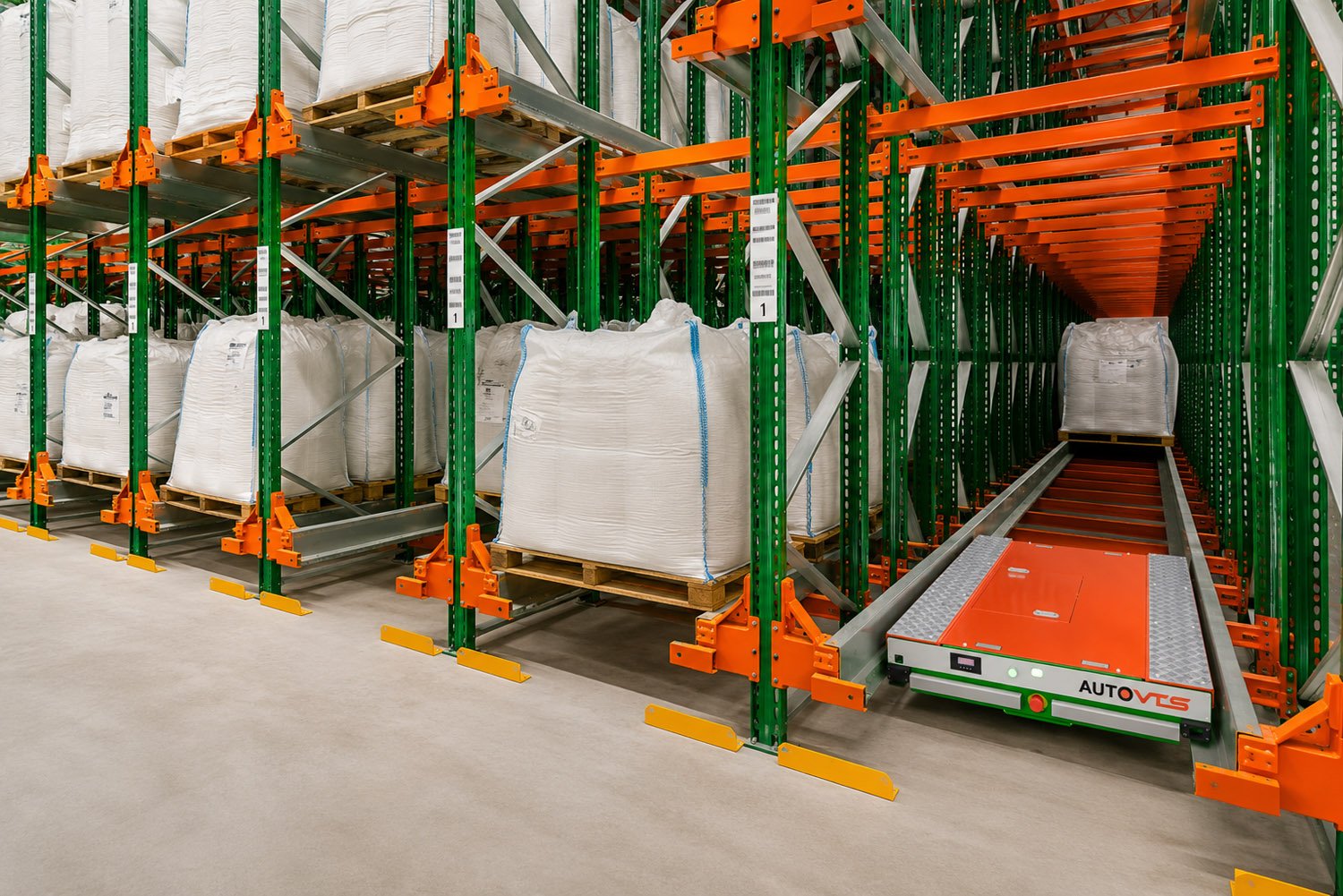 A 2-way shuttle system is an automated or semi-automated material handling solution used in high-density warehouse racking