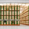 High-density storage that opens aisles only when you need them