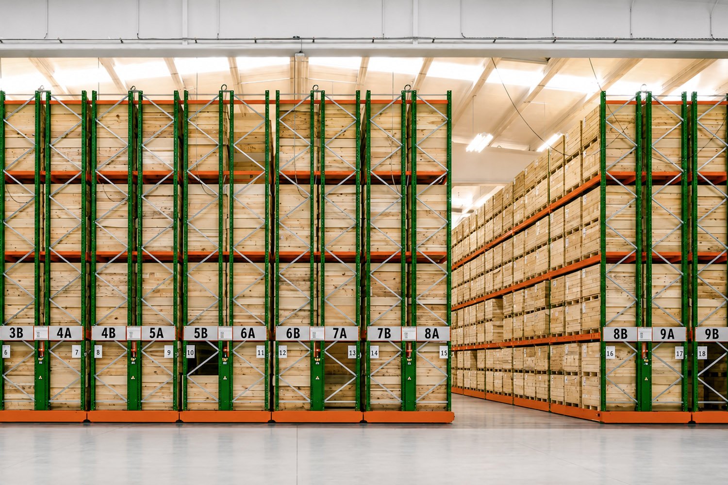 High-density storage that opens aisles only when you need them