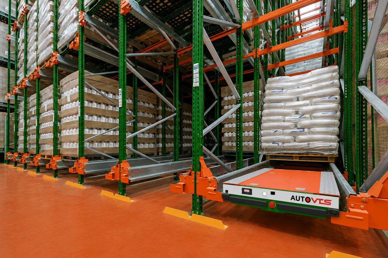 Integrated structure: engineered for stable, safe, high-density pallet storage