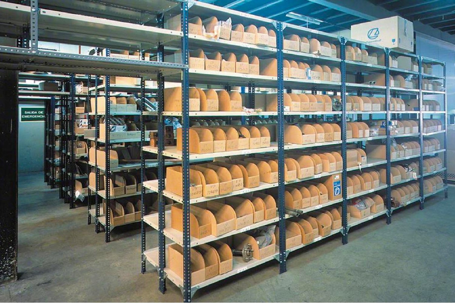 Slotted Angle Shelving Systems are designed for scalable storage applications.