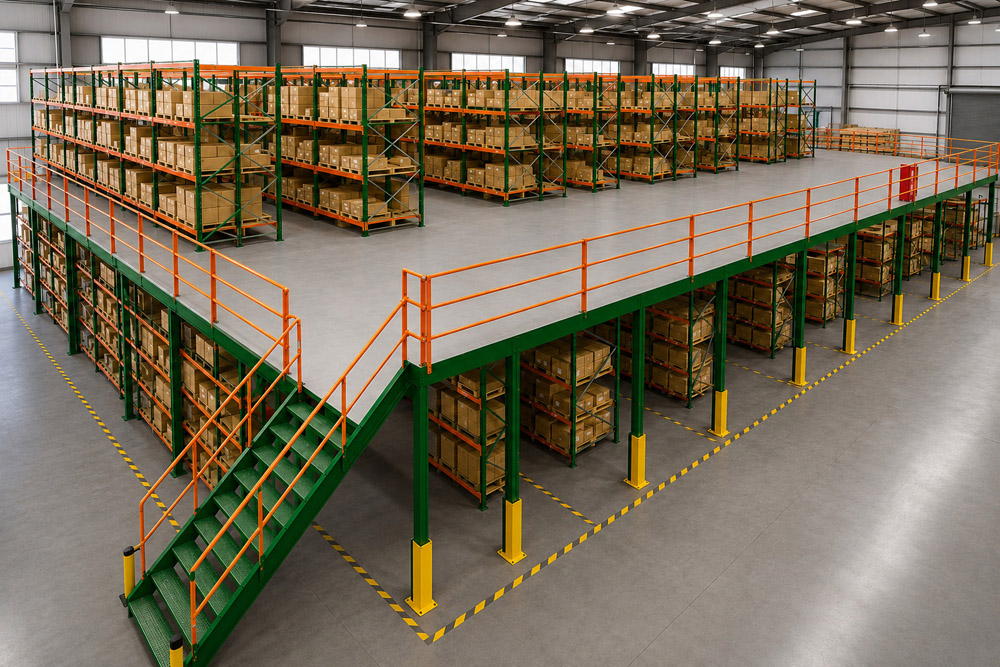 Vinatech Racking Mezzanine Floor